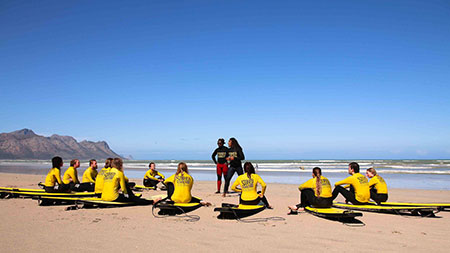 Surfekurs i Sør-Afrika